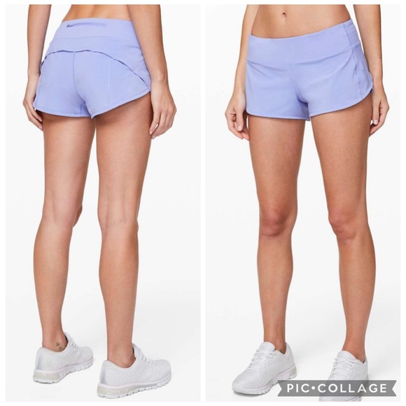 Lululemon Speed Up Short *2.5" Hydrangea Blue Size 4 - Picture 3 of 16